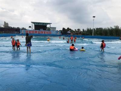 水上樂(lè)園海浪池定制沖浪戲水人工造浪設(shè)備容智科技ZYRZ-ZL